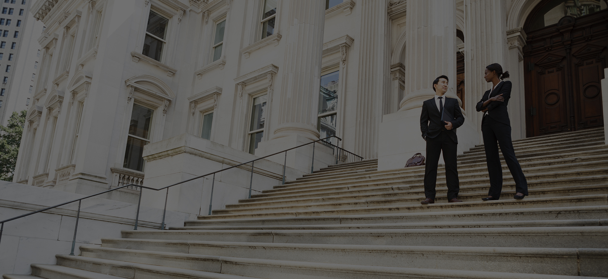 Courthouse steps